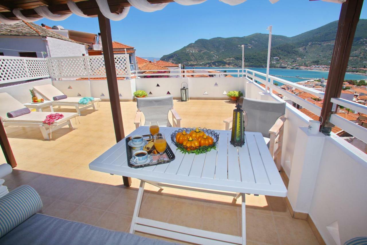 Kamara House Villa Skopelos stad Exteriör bild
