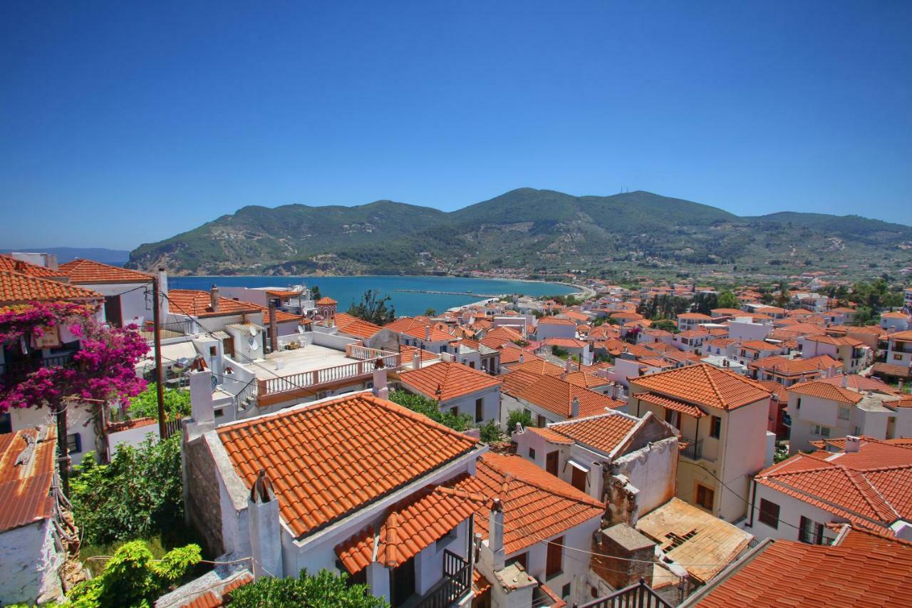 Kamara House Villa Skopelos stad Exteriör bild
